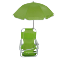 Green bleu rose personnalisé portable pour enfants extérieurs chaise de plage bébé avec parapluie